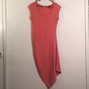 Free people salmon asymmetrical dress